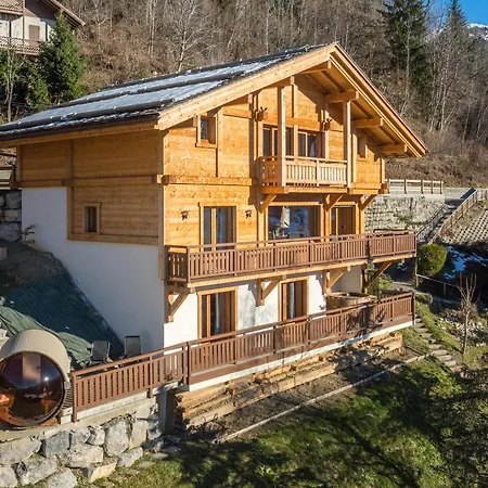 5 Etoiles Avec Sauna Et Bain Nordique, Proche Des Pistes, Pour 12 Personnes - Fr-1-467-127 Chalet Le Grand-Bornand