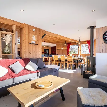 Chalet 5 Etoiles Avec Sauna Et Bain Nordique, Proche Des Pistes, Pour 12 Personnes - Fr-1-467-127